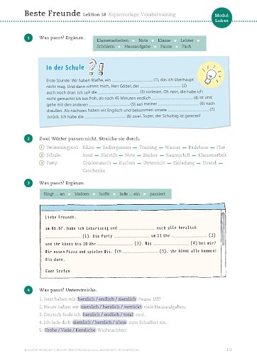Vokabeltraining